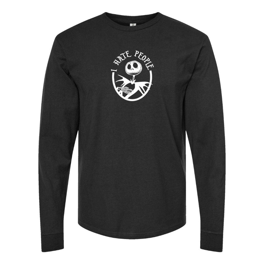 Youth Kids Jack Skellington Long Sleeve T-Shirt