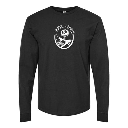 Youth Kids Jack Skellington Long Sleeve T-Shirt