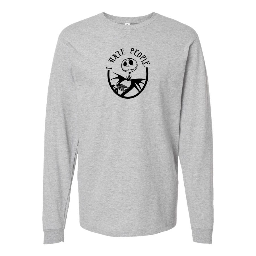Youth Kids Jack Skellington Long Sleeve T-Shirt