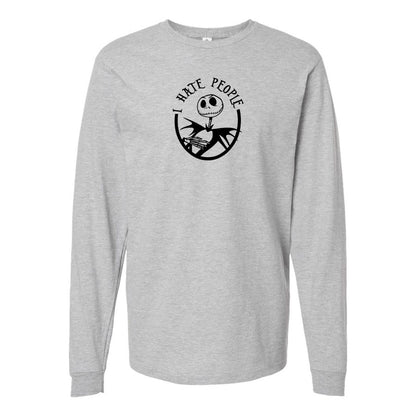 Youth Kids Jack Skellington Long Sleeve T-Shirt