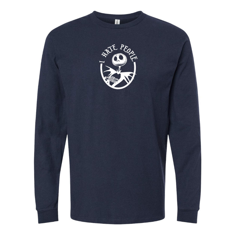 Youth Kids Jack Skellington Long Sleeve T-Shirt