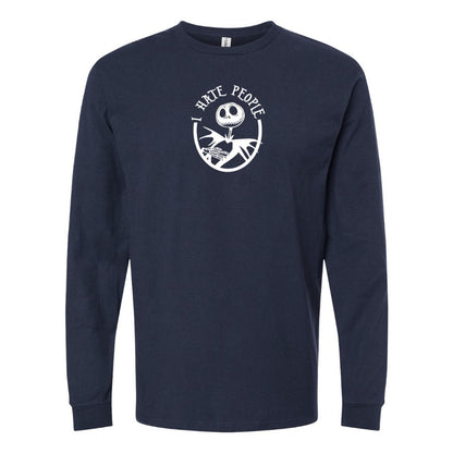 Youth Kids Jack Skellington Long Sleeve T-Shirt