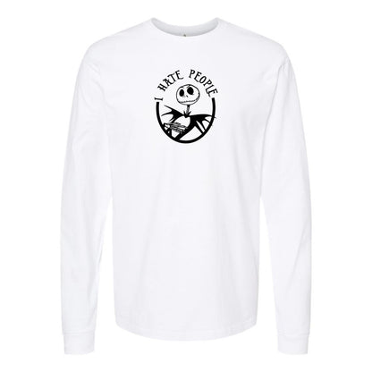 Youth Kids Jack Skellington Long Sleeve T-Shirt