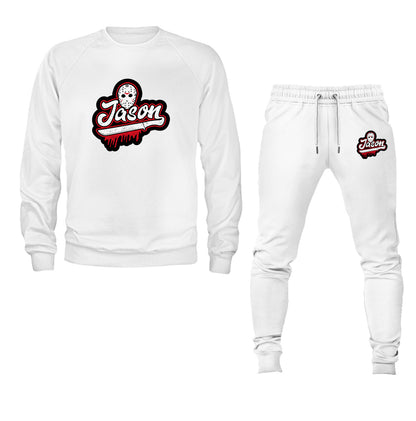 Men's Jason Voorhees Crewneck Sweatshirt Joggers Suit
