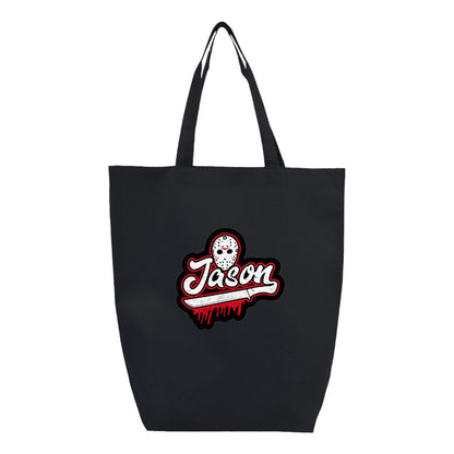 Jason Voorhees Q-Tees - Non-Woven Gusset Bottom Tote - Q1251
