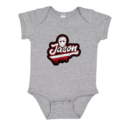 Jason Voorhees Baby Romper Onesie