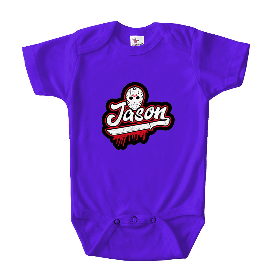 Jason Voorhees Baby Romper Onesie