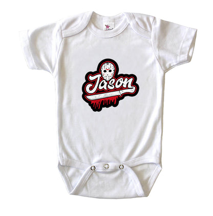 Jason Voorhees Baby Romper Onesie