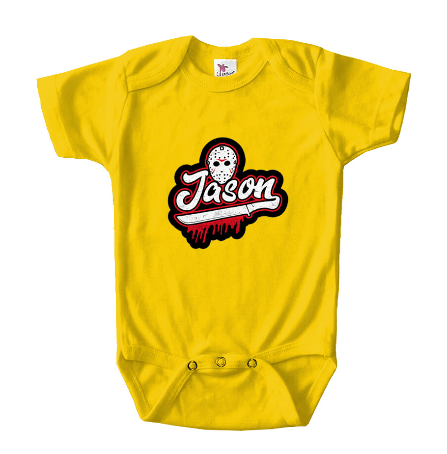 Jason Voorhees Baby Romper Onesie