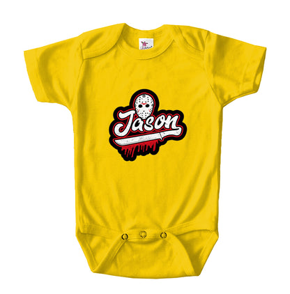 Jason Voorhees Baby Romper Onesie