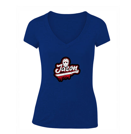 Women's Jason Voorhees V Neck T-Shirt