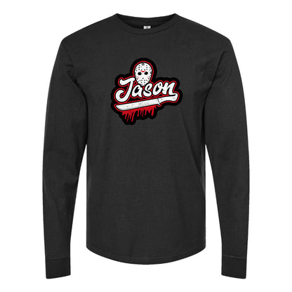 Youth Kids Jason Voorhees Long Sleeve T-Shirt