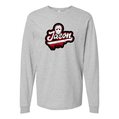 Youth Kids Jason Voorhees Long Sleeve T-Shirt