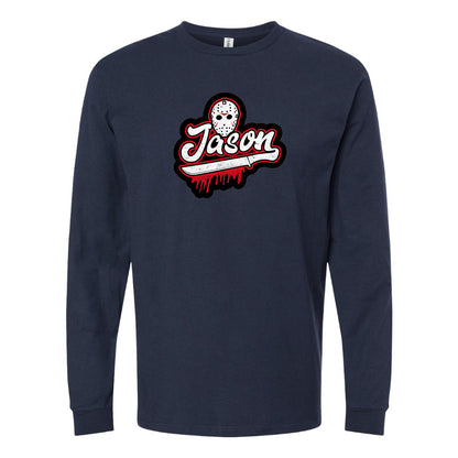 Youth Kids Jason Voorhees Long Sleeve T-Shirt