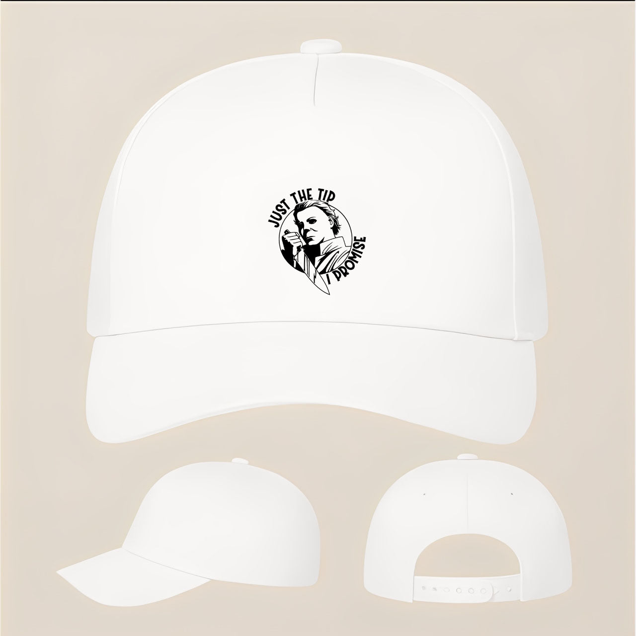 Halloween Michael Myers Five Panel Twill Snapback Cap