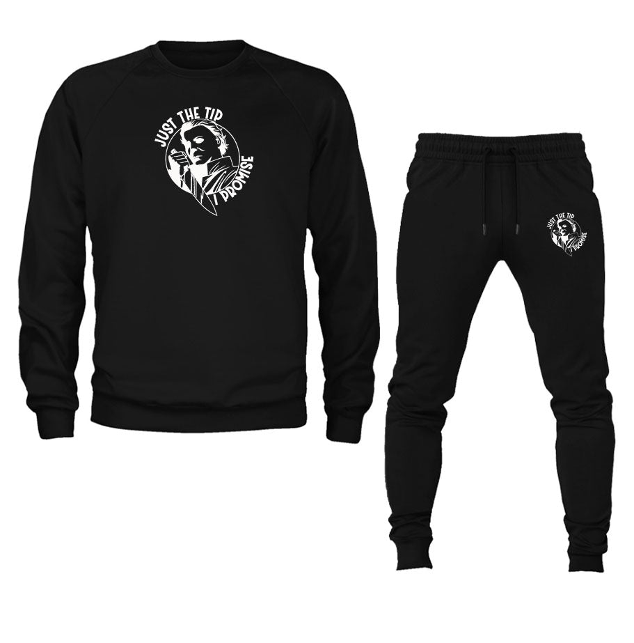 Men's Halloween Michael Myers Crewneck Sweatshirt Joggers Suit