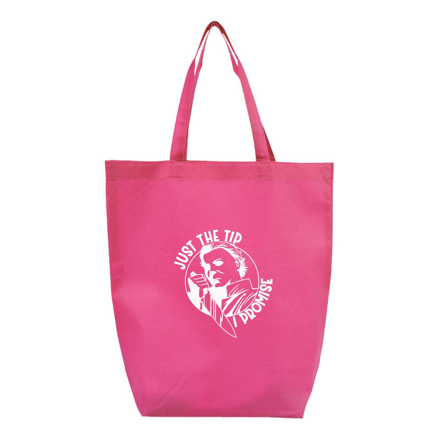 Halloween Michael Myers Q-Tees - Non-Woven Gusset Bottom Tote - Q1251