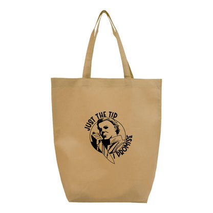 Halloween Michael Myers Q-Tees - Non-Woven Gusset Bottom Tote - Q1251