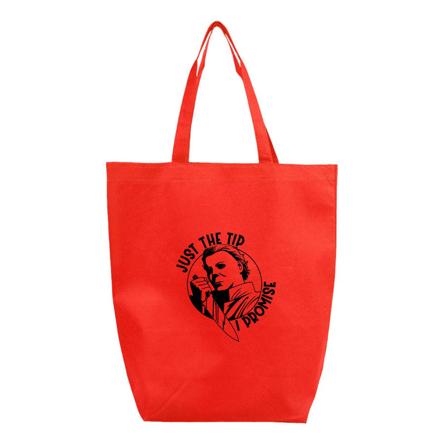 Halloween Michael Myers Q-Tees - Non-Woven Gusset Bottom Tote - Q1251