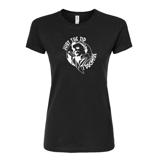 Women's Halloween Michael Myers Round Neck T-Shirt