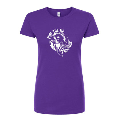 Women's Halloween Michael Myers Round Neck T-Shirt