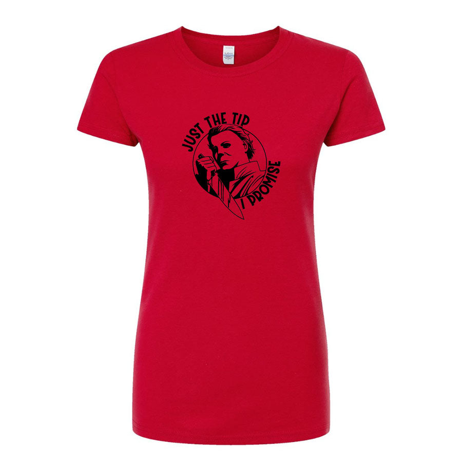 Women's Halloween Michael Myers Round Neck T-Shirt