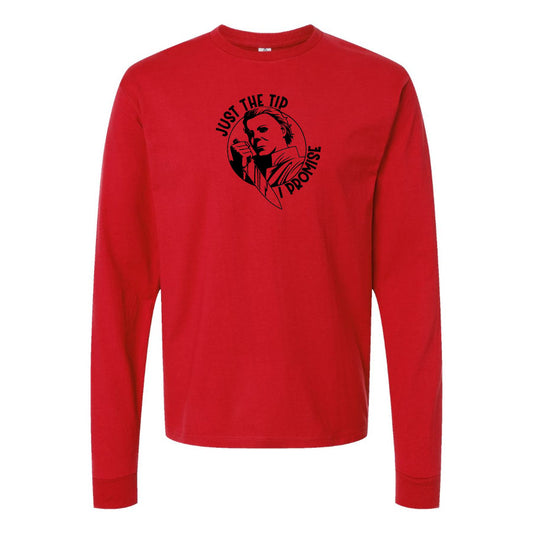 Youth Kids Halloween Michael Myers Long Sleeve T-Shirt