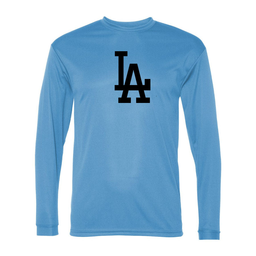 Men's LA Dodgers C2 Sport - Performance Long Sleeve T-Shirt - 5104