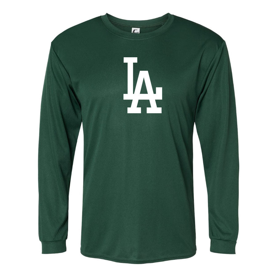 Men's LA Dodgers C2 Sport - Performance Long Sleeve T-Shirt - 5104