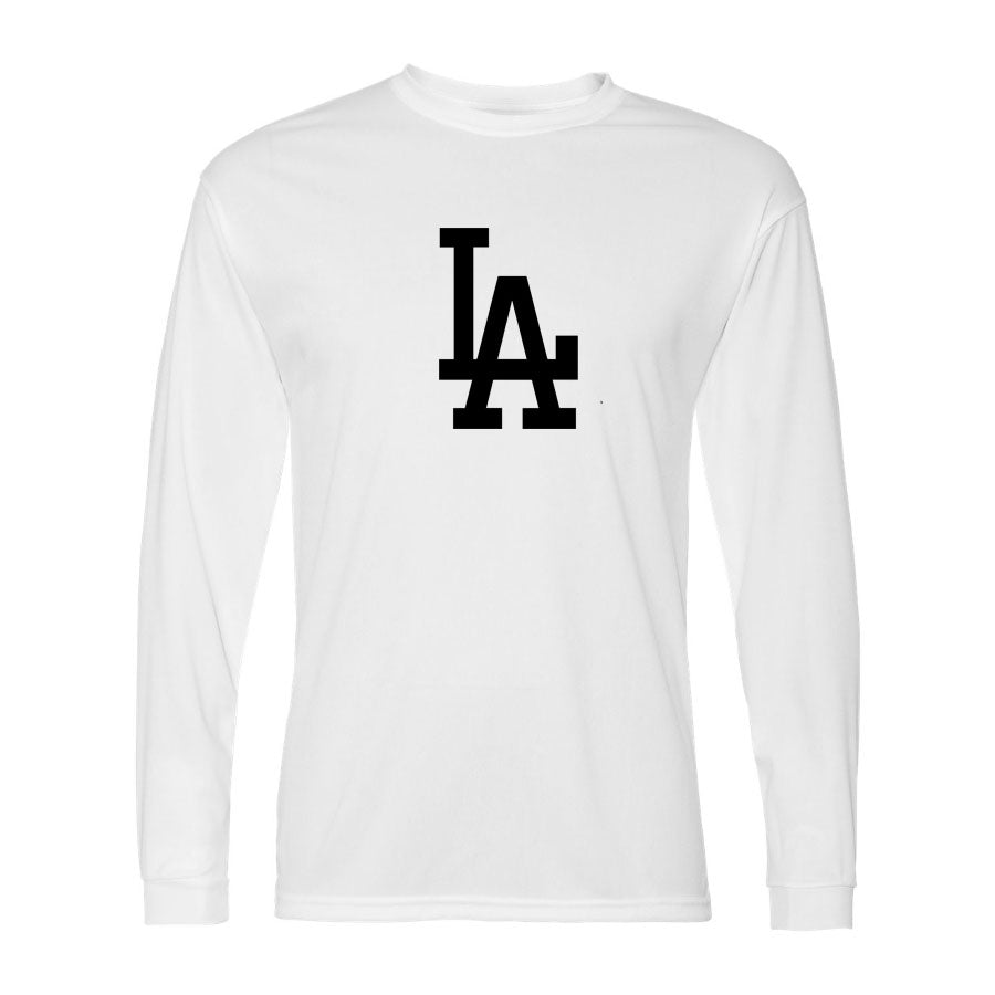 Men's LA Dodgers C2 Sport - Performance Long Sleeve T-Shirt - 5104