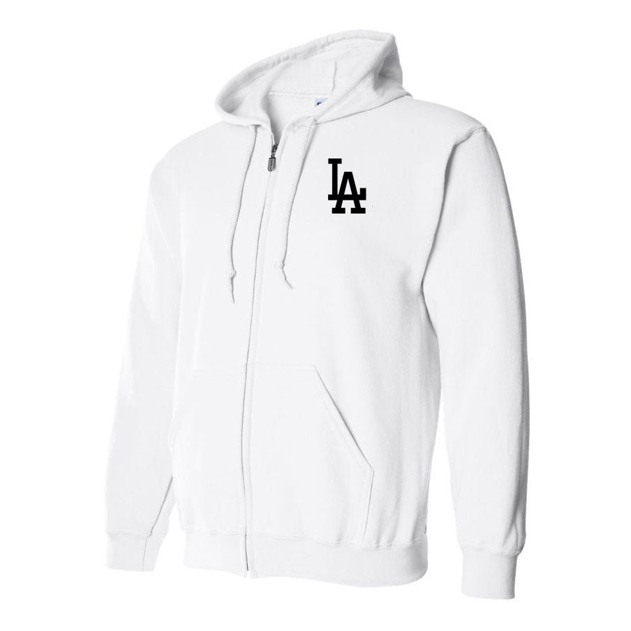 Men's LA Dodgers Zipper Hoodie