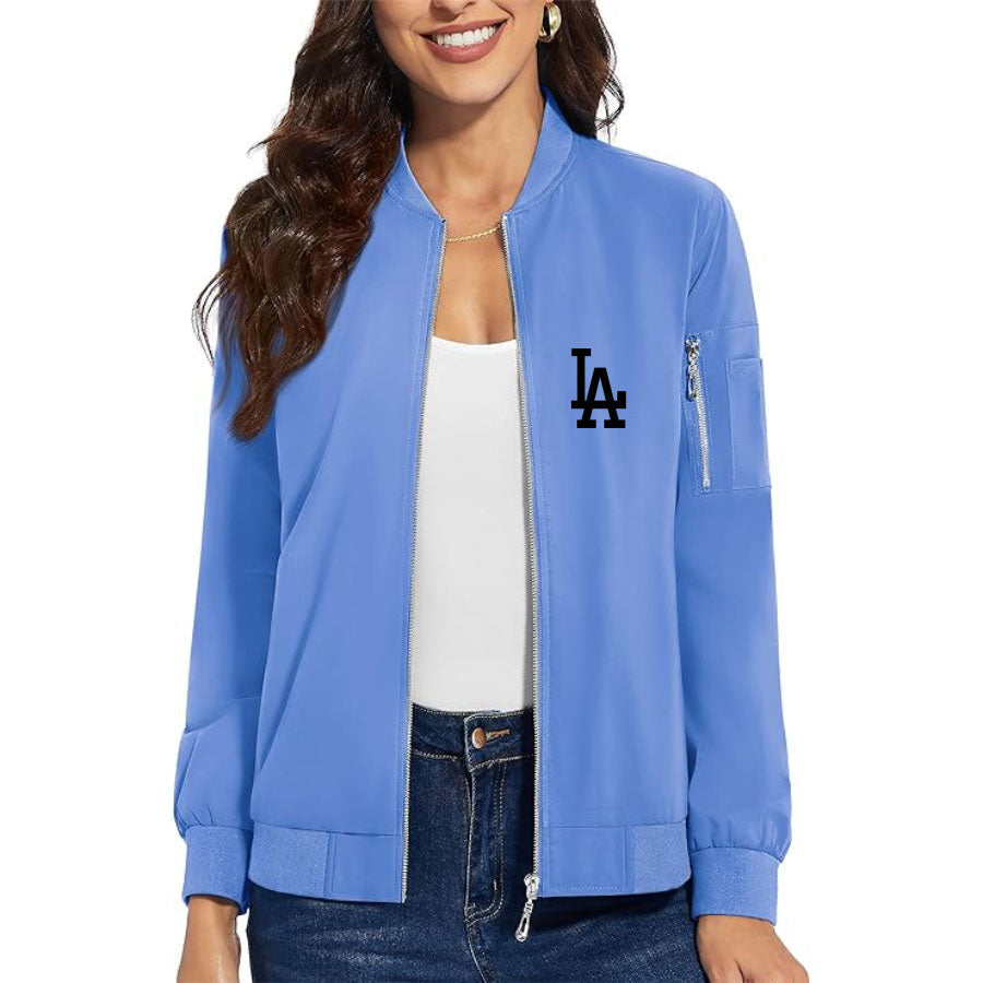 Women's LA Dodgers Premium Bomber Jacket Outerwear
