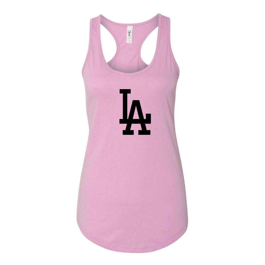 Women's LA Dodgers Racerback Tank Top