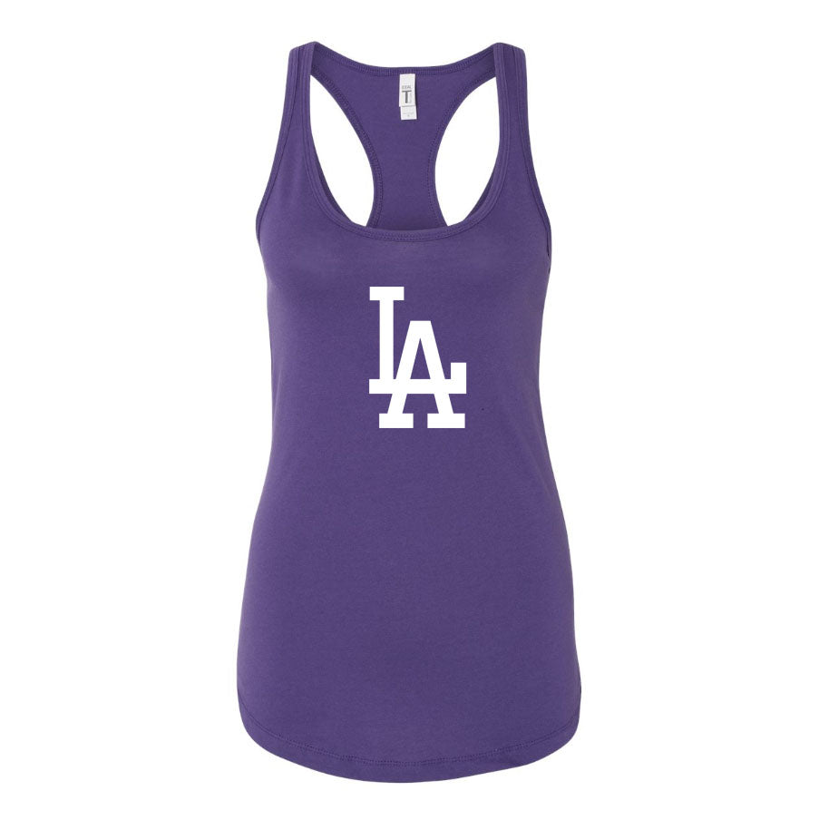 Women's LA Dodgers Racerback Tank Top