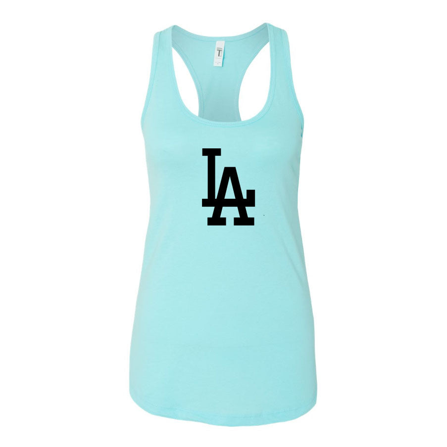 Women's LA Dodgers Racerback Tank Top