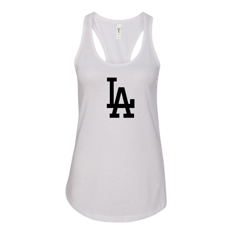 Women's LA Dodgers Racerback Tank Top