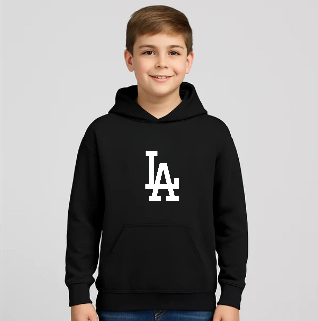 Youth Kids LA Dodgers Pullover Hoodie