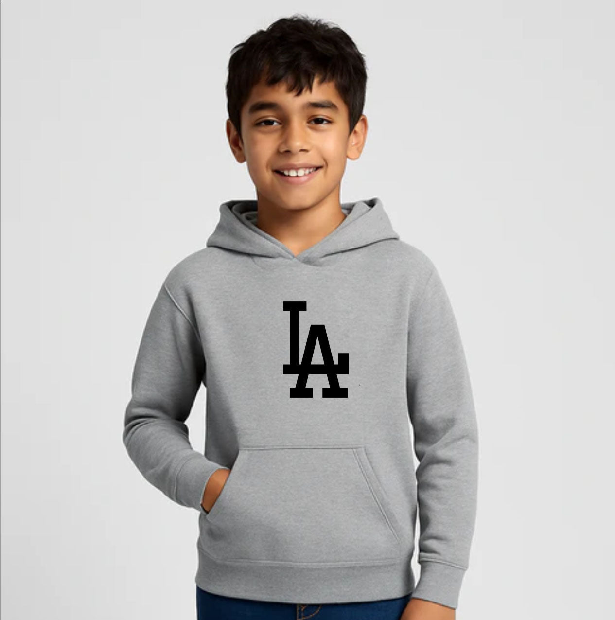 Youth Kids LA Dodgers Pullover Hoodie