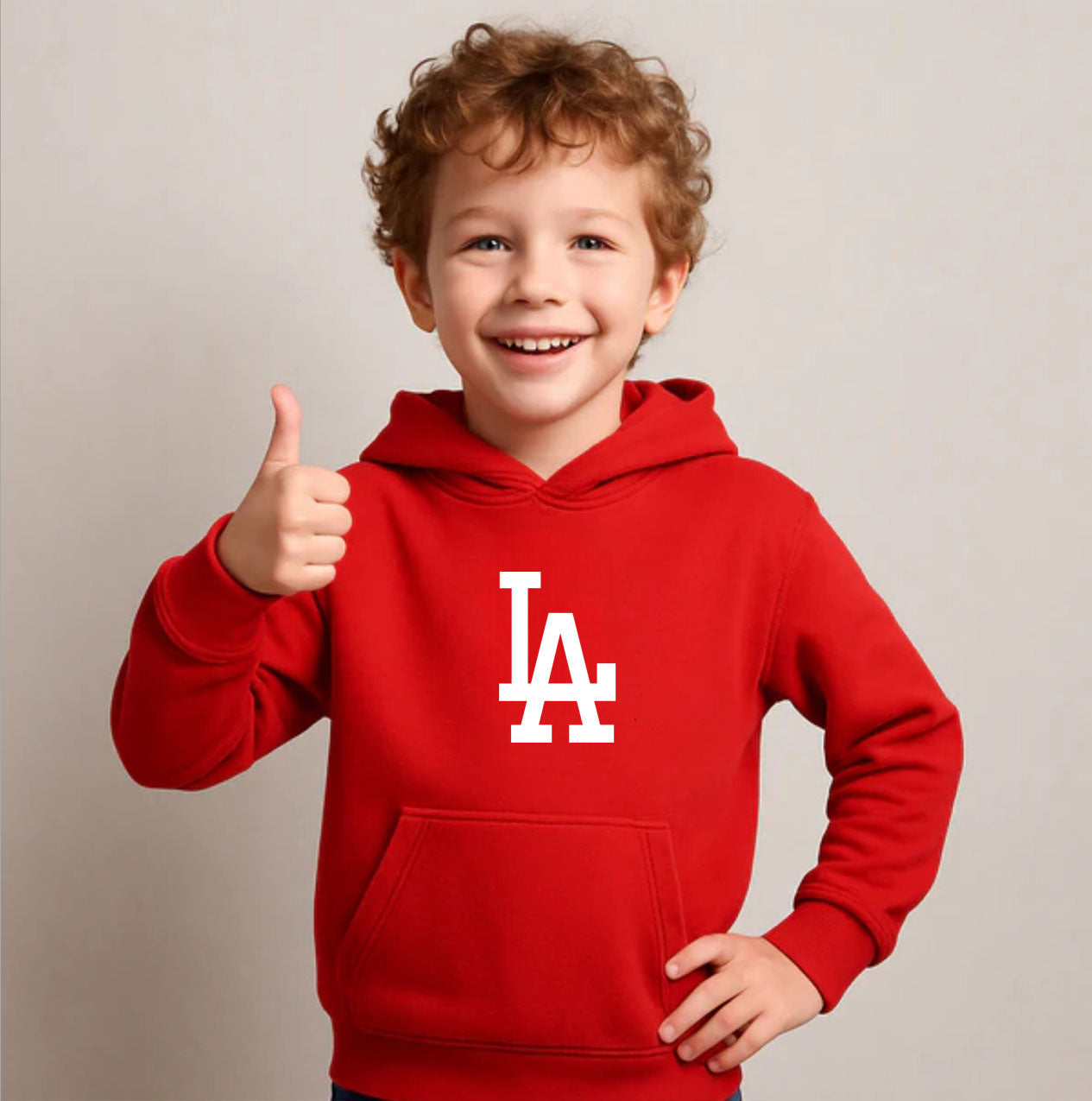 Youth Kids LA Dodgers Pullover Hoodie
