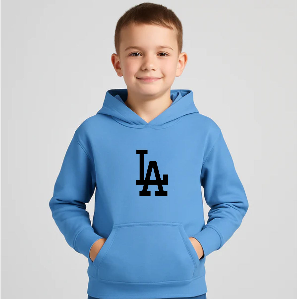 Youth Kids LA Dodgers Pullover Hoodie