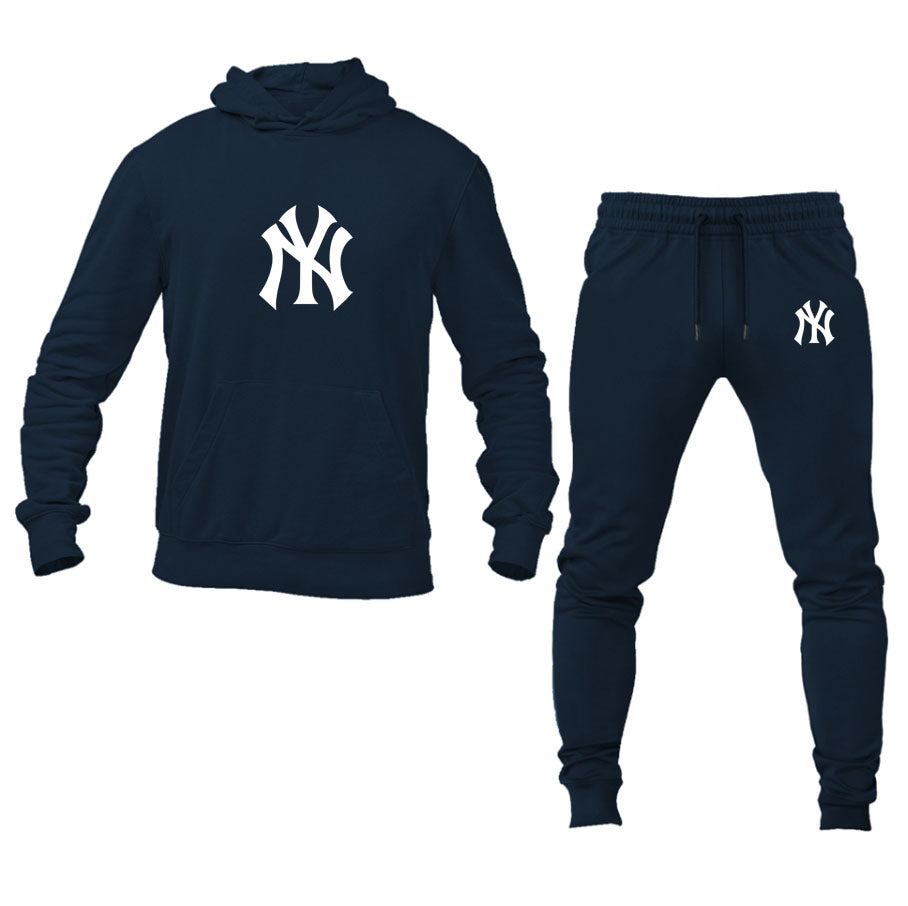 Men's NY Yankees Hoodie Joggers Set