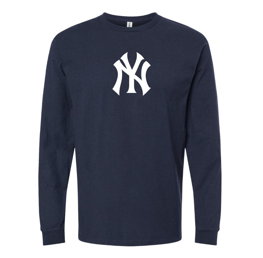 Men's NY Yankees Long Sleeve T-Shirt