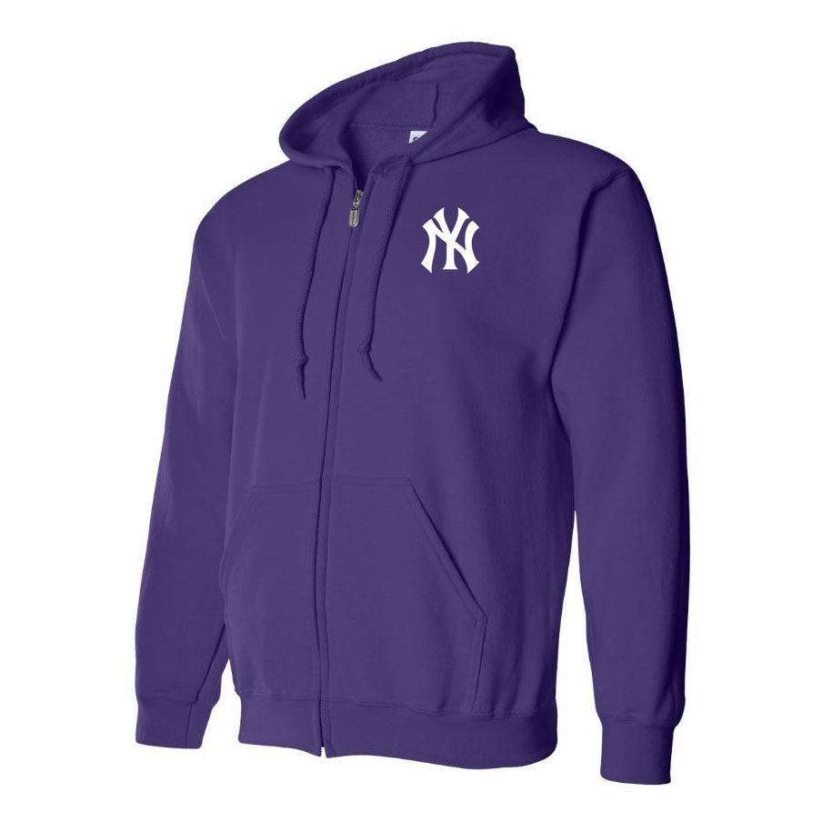Men's NY Yankees Zipper Hoodie