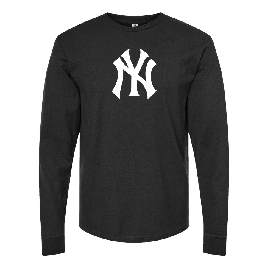Youth Kids NY Yankees Long Sleeve T-Shirt
