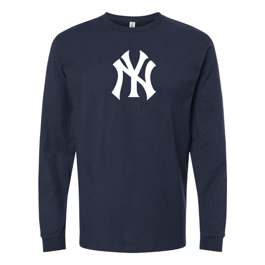 Youth Kids NY Yankees Long Sleeve T-Shirt
