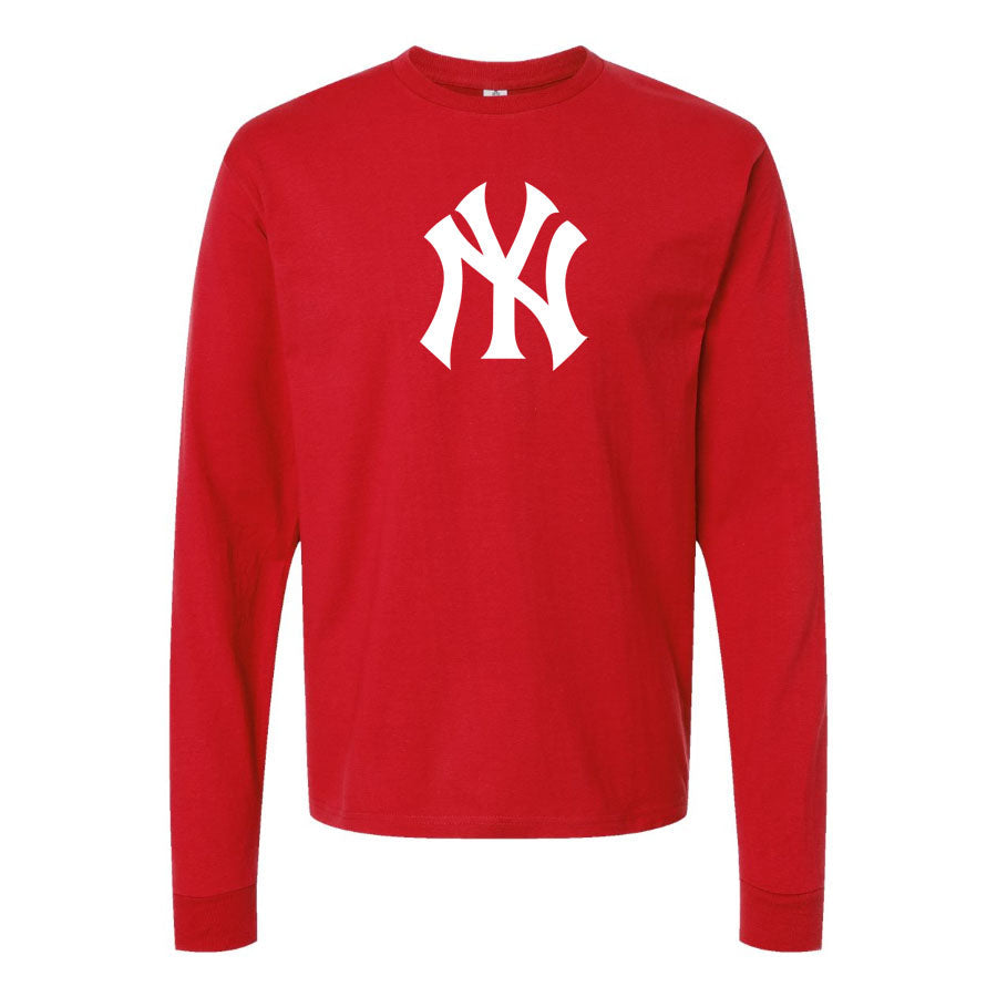 Youth Kids NY Yankees Long Sleeve T-Shirt
