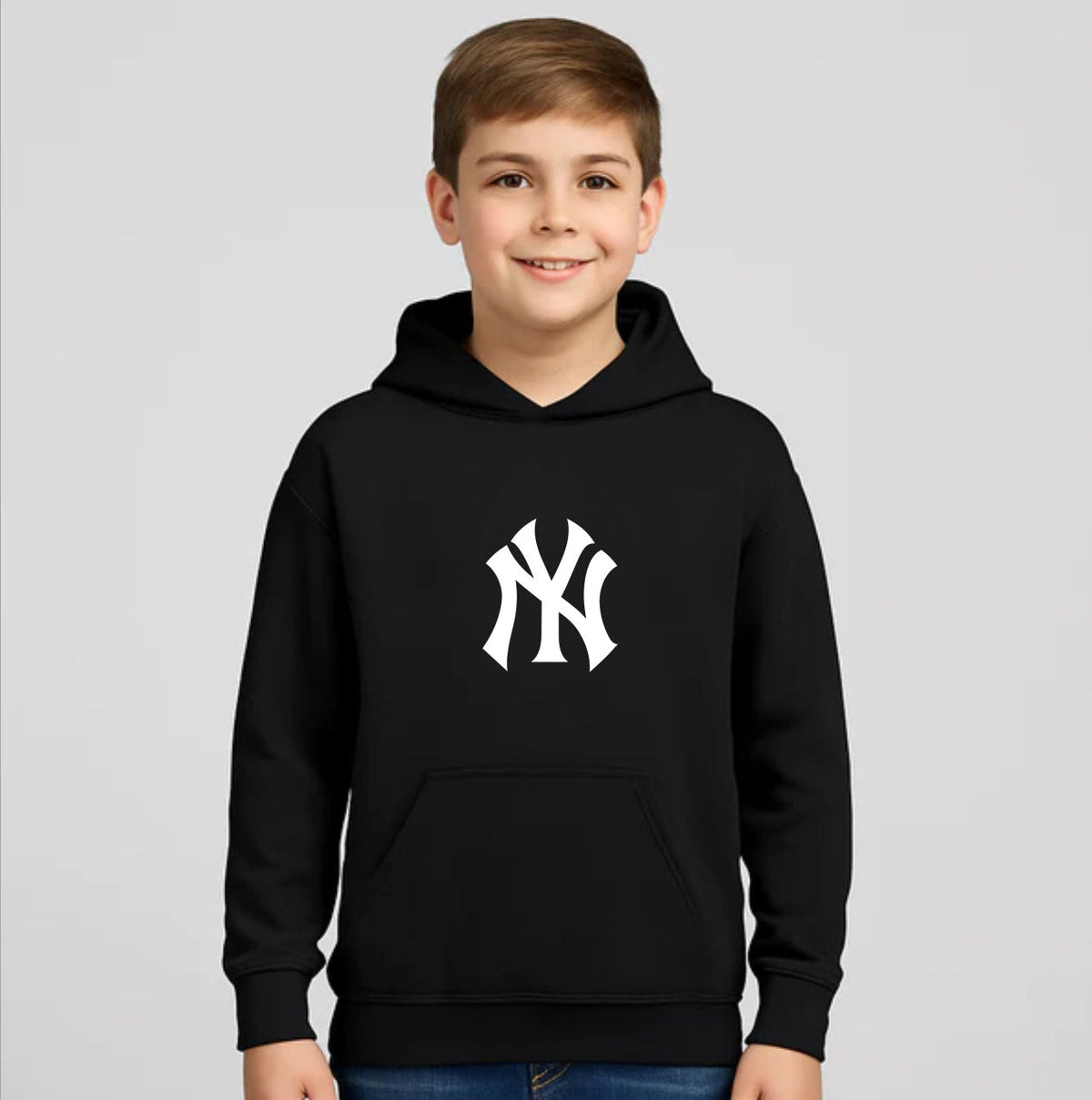 Youth Kids NY Yankees Pullover Hoodie