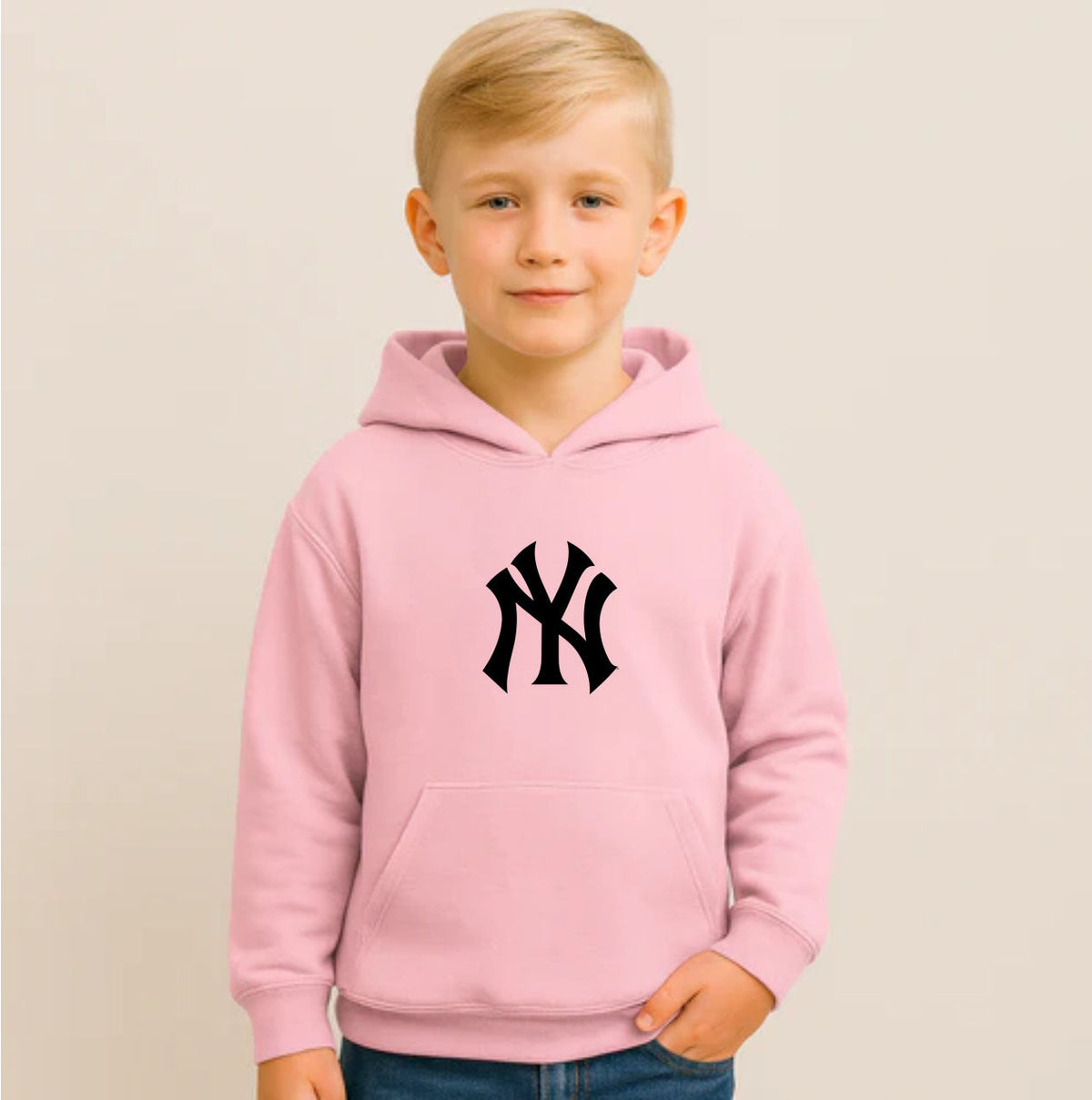 Youth Kids NY Yankees Pullover Hoodie
