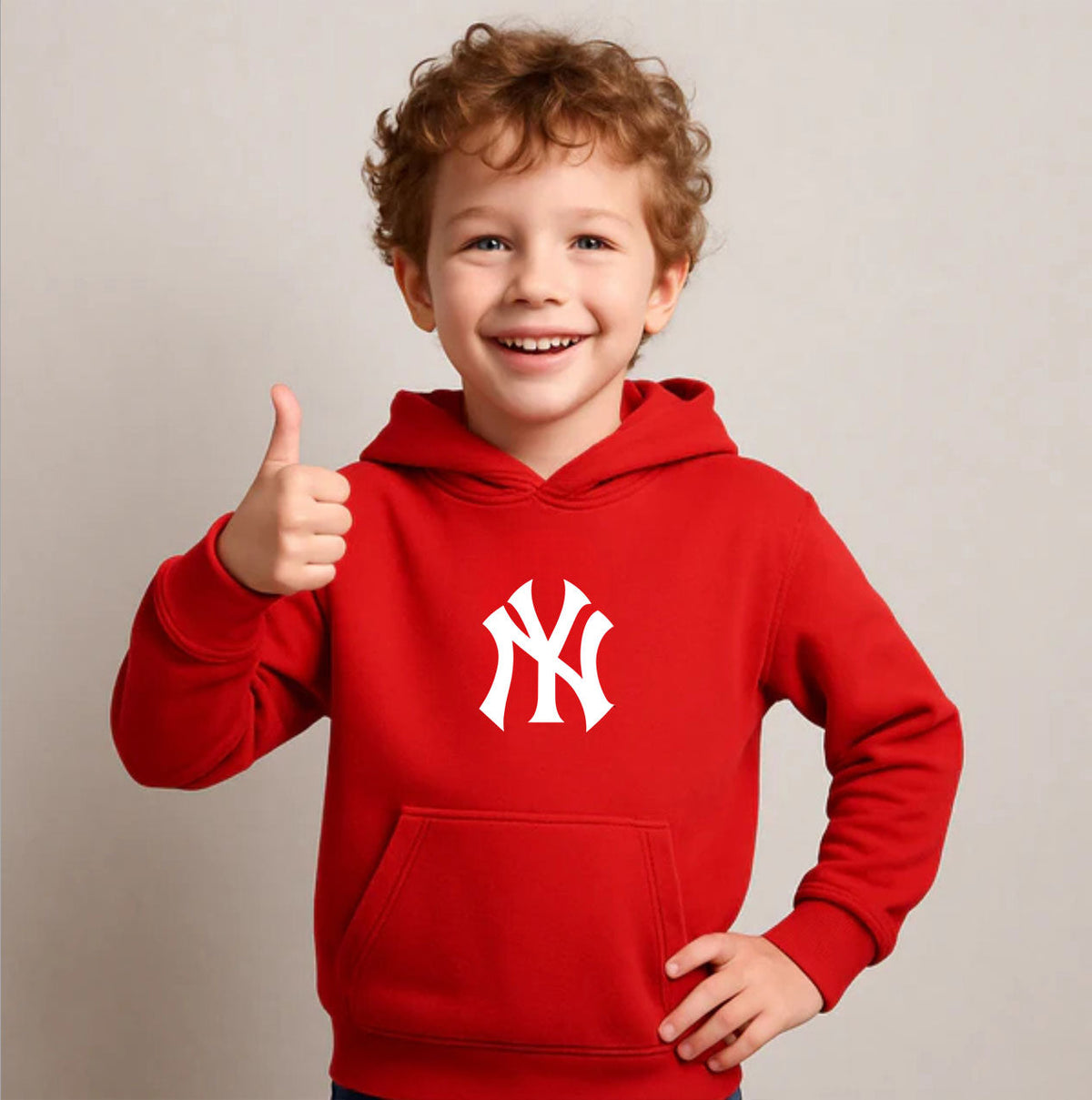 Youth Kids NY Yankees Pullover Hoodie