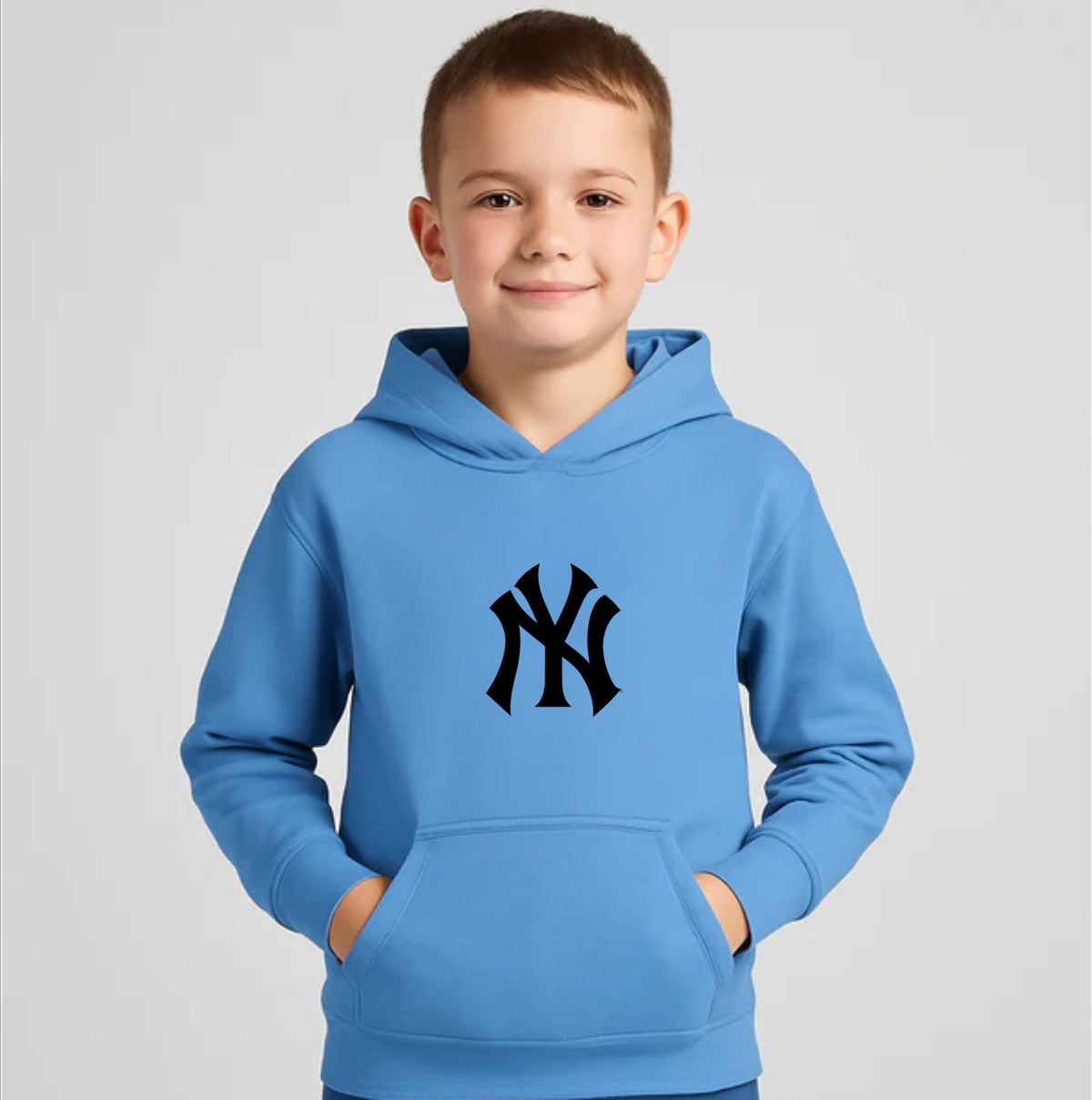 Youth Kids NY Yankees Pullover Hoodie